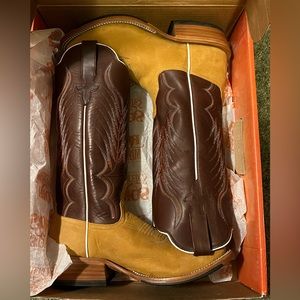 Rios of Mercedes Tan Crazyhorse Boots